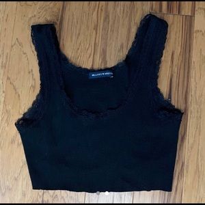 brandy black lace ronnie tank